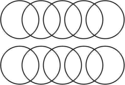 uxcell Nitrile Rubber O-Rings 105mm OD 98mm ID 3.5mm Width, Metric Sealing Gasket, Pack of 10 in Saudi Arabia