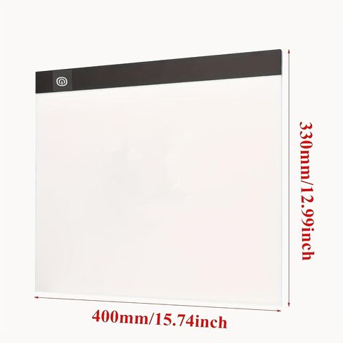 Premium A3 LED Light Pad for Diamond Art, Sketching, Painting - Adjustable Brightness, Sketching, Tracing - USB Powered Complete Art Light Board Kit with Pad Stands and Clips in Saudi Arabia