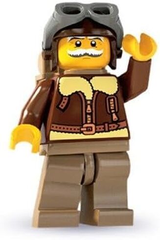 Lego: Minifigures Series 3 Old Timer Pilot Mini-Figure in Saudi Arabia