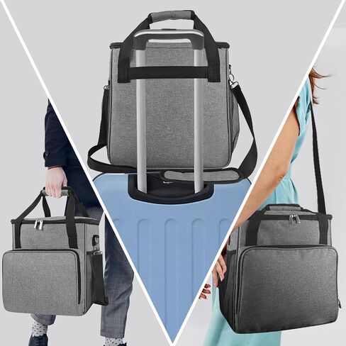 حقيبة حمل ماكينة القهوة، حقيبة تخزين ماكينة القهوة متوافقة مع Keurig K-Mini أو K-Mini Plus، حقيبة حمل ماكينة القهوة مع جيوب لعلب K-Cup، (الحقيبة فقط) in Kuwait