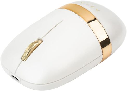 Azio IZO Wireless Optical Mouse - Bluetooth 3.0 & 5.0/2.4G RF-USB, Ambidextrous Design, PixArt PAW3212 Sensor, 1000/1600/2400 DPI, Rechargeable, PC & Mac in Saudi Arabia