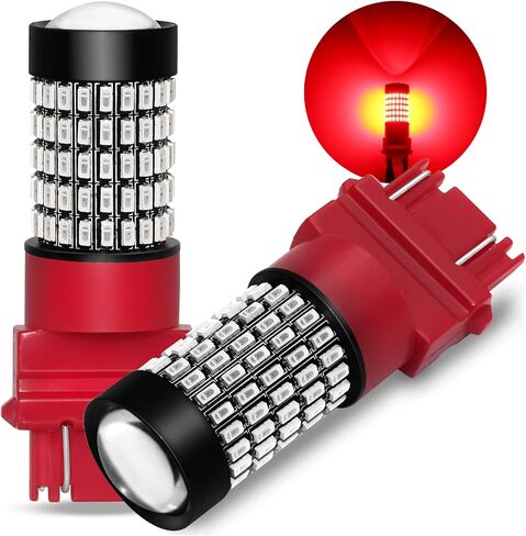 PHINLION 3156 3157 LED مصابيح كهربائية الفرامل الحمراء السوبر مشرق 2800 لومينز 3014 103-SMD 3057 3457 4057 4157 LED بدوره إشارة الوامض الذيل وقف أضواء in Kuwait
