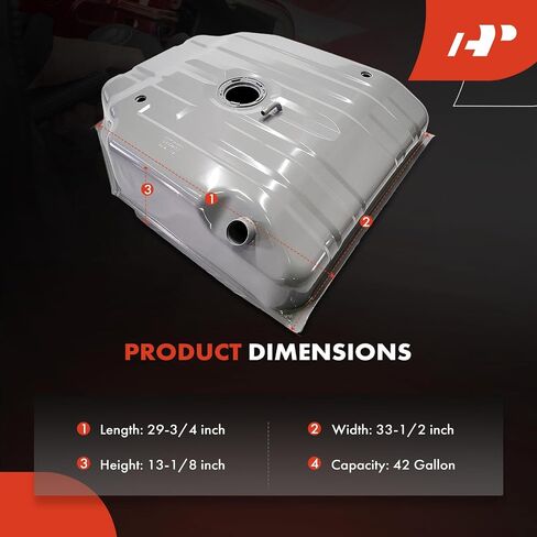 A-Premium Fuel Tank with Lock Ring & O-Ring Compatible with Chevrolet C1500 Suburban, C2500 Suburban, K1500 Suburban, K2500 Suburban & GMC C1500 Suburban, C2500 Suburban, Gas, Gas in Saudi Arabia