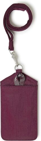 Baggallini Unisex Adult Luggage Only Id Lanyard Travel Accessory- Neck Stash, Midnight Blossom in Saudi Arabia