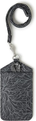 Baggallini Unisex Adult Luggage Only Id Lanyard Travel Accessory- Neck Stash, Midnight Blossom in Saudi Arabia