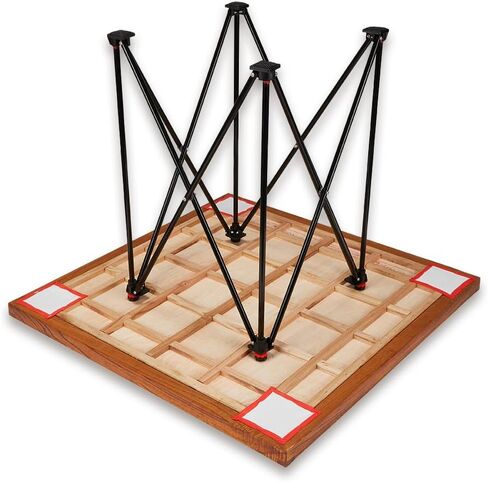مجموعة لوحة لعب Carrom المميزة - لوحة لعب بالحجم الرسمي مقاس 33 × 33 بوصة، بما في ذلك رجال Carrom والمهاجم والمسحوق - حواف من الخشب الصلب لتحسين الارتداد - صنع في الهند - قيمة رائعة لجميع اللاعبين in Kuwait