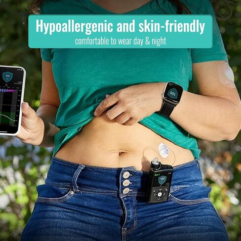 رقع لاصقة عالمية لمضخات CGM والأنسولين، فتحة 0.8 بوصة، 40 عبوة مقاومة للماء لمدة 10-14 يومًا ورقع شفافة قابلة للتنفس، شريط لاصق مقطوع مسبقًا، حماية CGM، رقع صديقة للبشرة. in Saudi Arabia