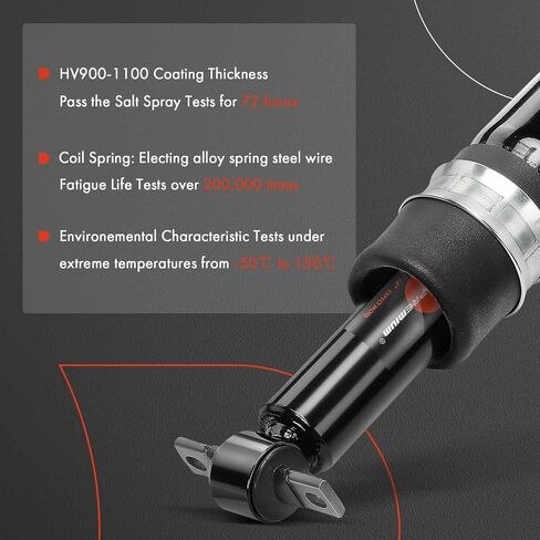 A-Premium Rear Pair (2) Shock Absorber Compatible with Buick Lucerne 2006-2011, LeSabre 2000-2005, Park Avenue, Riviera & Cadillac DTS, Seville, DeVille & Oldsmobile Aurora & Pontiac Bonneville in Saudi Arabia