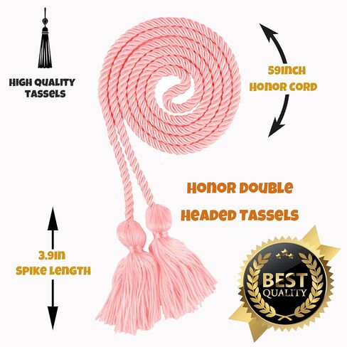 Graduation Honor Cord, 2024 Graduation Cord Yarn Honor Cords with Tassel for College Graduation Students (Blue) in Saudi Arabia