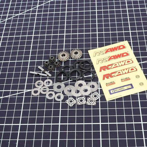 RCAWD New Internal Gear EXB Front Rear Differential 43T & 13T Input Gear 1 Set for Arrma 1/7 Limitless Infraction Mojave 6S BLX Diff Gear 1/8 Typhon 6s Talion Outcast EXB Upgrades Part in Saudi Arabia