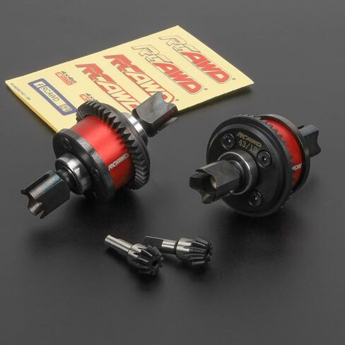 RCAWD New Internal Gear EXB Front Rear Differential 43T & 13T Input Gear 1 Set for Arrma 1/7 Limitless Infraction Mojave 6S BLX Diff Gear 1/8 Typhon 6s Talion Outcast EXB Upgrades Part in Saudi Arabia