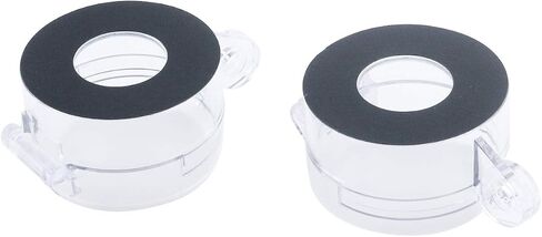 7/8" Dia. Dustproof Safety Push Button Switch Cover Guard Plastic Protector Transparent for 22mm Push Button Switch- Black, Clear (Pack of 4) in Saudi Arabia