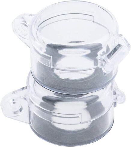 7/8" Dia. Dustproof Safety Push Button Switch Cover Guard Plastic Protector Transparent for 22mm Push Button Switch- Black, Clear (Pack of 4) in Saudi Arabia