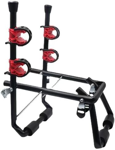 2 Bike Hitch Mount Rack for Car, Truck, SUV, Minivan with 1-1/4" & 2" Hitch, Bicycle Carrier Racks with Straps Black in Saudi Arabia