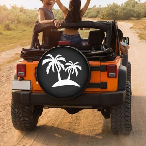 Foruidea Pink Cartoon Donut Spare Tire Cover Dust-Proof Wheel Tire Cover Fit Trailer, RV, SUV and Many Vehicle 14 Inch in Saudi Arabia