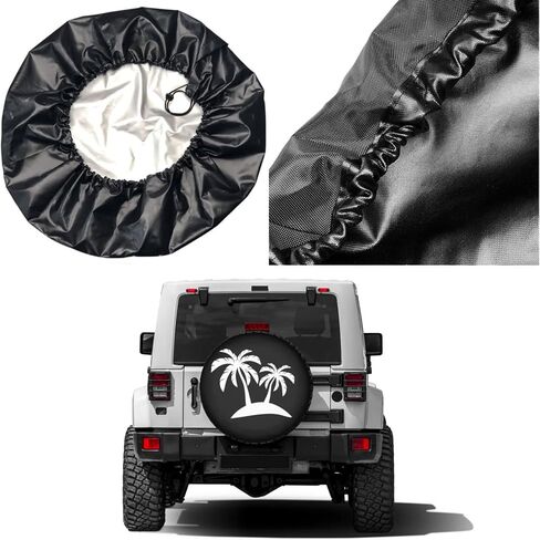 Foruidea Pink Cartoon Donut Spare Tire Cover Dust-Proof Wheel Tire Cover Fit Trailer, RV, SUV and Many Vehicle 14 Inch in Saudi Arabia