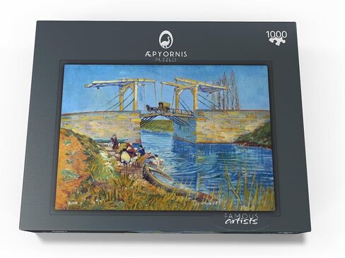 MyPuzzle Vincent Van Goghs The Langlois Bridge at Arles with Women Washing 1888 - Premium 100 Piece Jigsaw Puzzle for Adults in Saudi Arabia