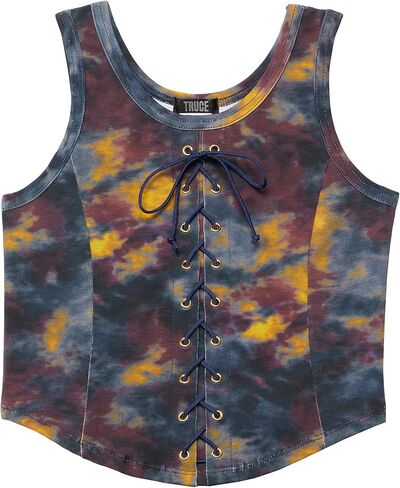 TRUCE Girl's Lace-Up Tank Top (Little Kids/Big Kids) in Saudi Arabia