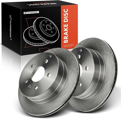 A-Premium 11.93 inch (303mm) Rear Vented Disc Brake Rotors Compatible with Select Chevy and GMC Models - Equinox, Terrain, 2010 2011 2012 2013 2014 2015 2016 2017, 2-PC Set in Saudi Arabia
