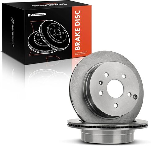 A-Premium 11.93 inch (303mm) Rear Vented Disc Brake Rotors Compatible with Select Chevy and GMC Models - Equinox, Terrain, 2010 2011 2012 2013 2014 2015 2016 2017, 2-PC Set in Saudi Arabia