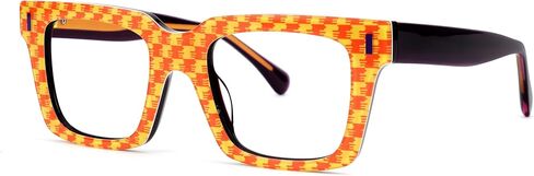 Zeelool Blue Blocking Glasses for Women Chic Fashion Rectangle Eyeglasses Frames Full Eyewear Glasses Anti UV in Saudi Arabia