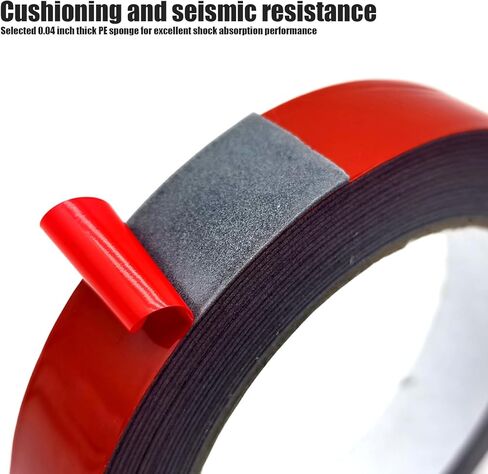 قطعة واحدة من شريط التثبيت مزدوج الجوانب، لاصق إسفنجي VHB شديد التحمل، شريط مزدوج الجوانب بجودة 3M للسيارة، ديكور المنزل، ديكور المكتب (0.79 بوصة × 16.5 قدم) in Kuwait