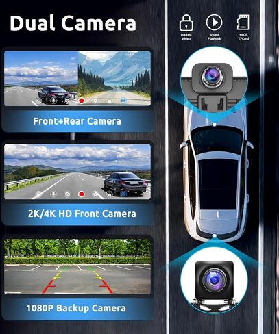 شاشة Carplay لاسلكية محمولة مقاس 10.26 بوصة مع كاميرا أمامية عالية الدقة وكاميرا احتياطية/لاسلكية Android Auto/MirrorLink، Podofo HD IPS شاشة تعمل باللمس ستيريو سيارة مع نظام تحديد المواقع Siri Bluetooth، شاشة Carplay للسيارة in Saudi Arabia
