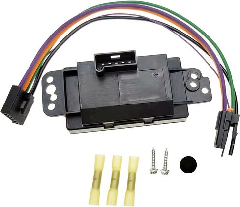 Blower Motor Resistor For 05-09 Allure LaCrosse - 04-16 Impala / 16-16 Malibu / 04-07 Monte Carlo - 04-08 Grand Prix Replace 4P1421 RU631 RU-631 10356906 10397570 1580888 1580938 1581727 in Saudi Arabia