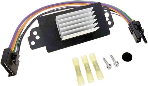 Blower Motor Resistor For 05-09 Allure LaCrosse - 04-16 Impala / 16-16 Malibu / 04-07 Monte Carlo - 04-08 Grand Prix Replace 4P1421 RU631 RU-631 10356906 10397570 1580888 1580938 1581727 in Saudi Arabia
