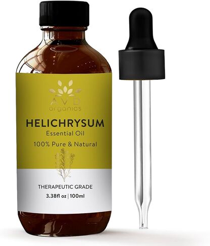 Helichrysum Essential Oil 100ml - Pure & Natural Therapeutic Grade Oil for Aromatherapy, Massage - 3.38 fl. Oz in Saudi Arabia