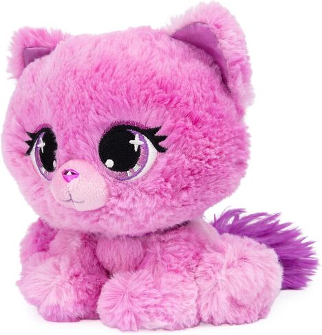 GUND P.Lushes Pets Gem Stars Collection, Duchess Purrnel Cat Stuffed Animal, Pink/Purple, 6" in Saudi Arabia