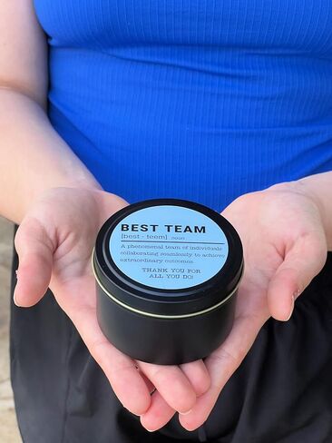 Team Employee Appreciation Gift 6 Candles Bulk Set 7oz Thank You Gifts for Coworkers Employee Nurses Teachers Volunteers Assistants (Best Team) in Saudi Arabia