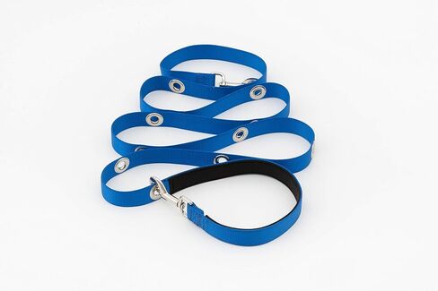 Hands Free Dog Leash Training Lead Double Snap Grommet Adjustable, Small 5/8" x 7.5’ Pink in Saudi Arabia