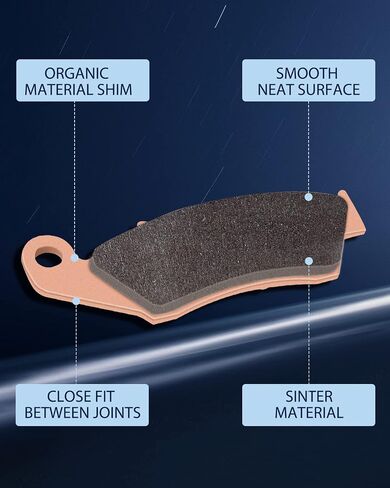 ECCPP Brake Pads Fits for Honda CR125R 1995-2007, for Honda CR250 1997, FA185 Front Brake Pads in Saudi Arabia