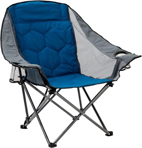 SUNNYFEEL Oversized Folding Camping Chair, Portable Chairs for Outdoor Patio Garden Lawn, Padded Sofa for Adults (2 Pack) in Saudi Arabia