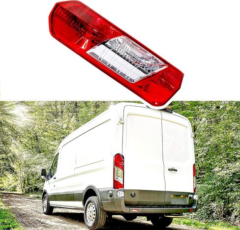 SENSHINE ضوء خلفي لملحقات Ford Transit T150 250 350 2015 2016 2017 2018 2019 2020 ضوء خلفي للفرامل بديل الذيل الخلفي طراز OE غطاء الضوء الخلفي (يسار ويمين) in Kuwait