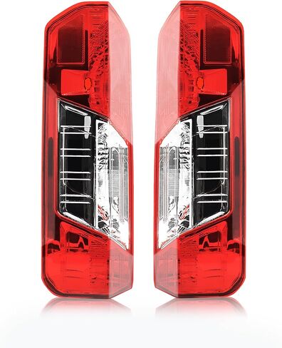 SENSHINE ضوء خلفي لملحقات Ford Transit T150 250 350 2015 2016 2017 2018 2019 2020 ضوء خلفي للفرامل بديل الذيل الخلفي طراز OE غطاء الضوء الخلفي (يسار ويمين) in Kuwait