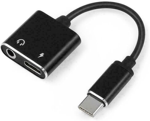 محول مقبس سماعة الرأس USB من النوع C إلى 3.5 مم، كابل مقسم لشاحن سماعة الرأس AUX in Kuwait