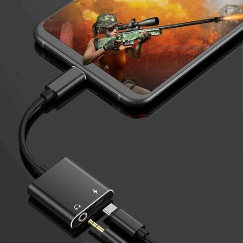 محول مقبس سماعة الرأس USB من النوع C إلى 3.5 مم، كابل مقسم لشاحن سماعة الرأس AUX in Kuwait