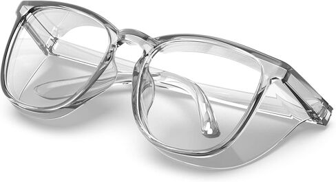 نظارات أمان MORK&SUKY، نظارات أنيقة بدون عدسات ضباب، بدائل للنظارات الواقية العادية للمختبر والتمريض. in Kuwait