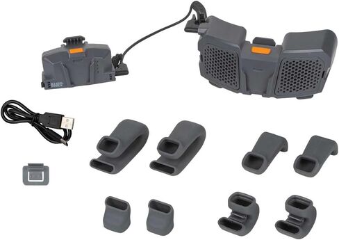 Klein Tools 60155 Portable Cooling Fan for Hard Hats and Safety Helmets, Powered by USB Rechargeable Battery to Cool Head, Neck, and Face in Saudi Arabia