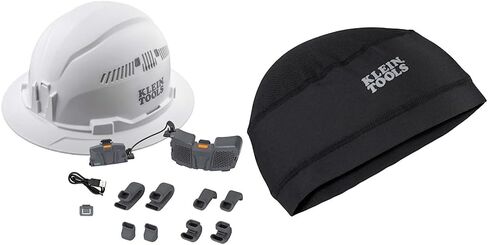 Klein Tools 60155 Portable Cooling Fan for Hard Hats and Safety Helmets, Powered by USB Rechargeable Battery to Cool Head, Neck, and Face in Saudi Arabia