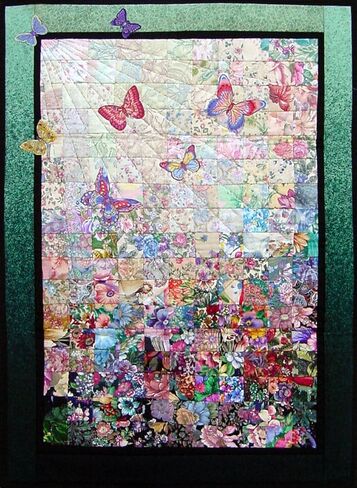 مجموعات لحاف الألوان المائية من Whims - الفراشات هي مستلزمات مجانية لخياطة اللحف in Kuwait