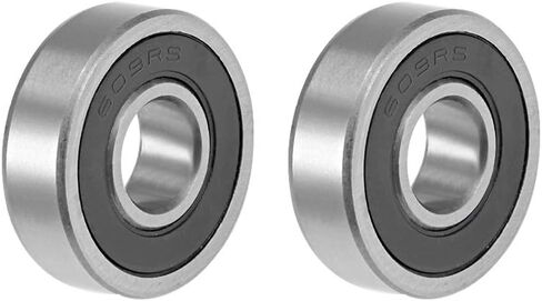 uxcell Deep Groove Ball Bearing 10mm x 22mm x 6mm Double Sealed ABEC3 Bearings 2pcs in Saudi Arabia