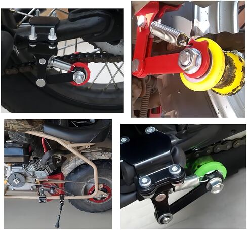 سلسلة الموتر دليل عجلة سلسلة الأسطوانة استبدال لATV دراجة نارية صغيرة الدراجة الترابية حفرة الدراجة هل الدراجة الذهاب كارت بمحركات سلسلة دراجة الضابط الموتر 4 عجلات (1) in Kuwait