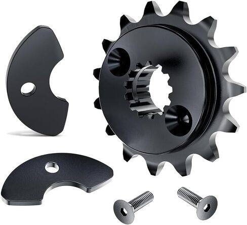 Front Sprocket Compatible with Honda XR650L 1993-2023 15T Front Sprocket M6 x 10Nm in Kuwait