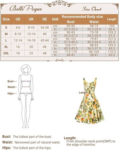 Belle Poque 1950s Vintage Dress for Women Sleeveless Homecoming Dresses Cocktail Party A-Line Summer Dress in Kuwait