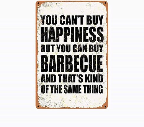 Sign You Can't Buy Happiness BUT You CAN Buy Local Funny Art Metal Tin Sign 16x12 inch Bar Pub Indoor Outdoor Wall Decor Gifts for Man in Saudi Arabia