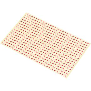 PATIKIL Small Arrow Stickers 0.2" Dia, 15 Sheet Self Adhesive Round Product Inspection Defects Indicator Industrial Work, Red