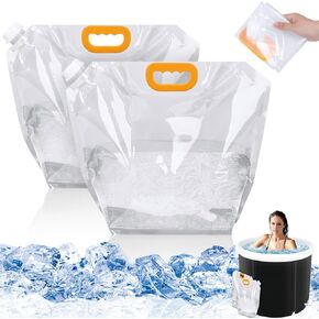 NOVWANG Super Large Ice Bath Bags Cold Bathtub Water Bag 10L Ice Bath Accessories Cold Plunge Accessories Portable Ice Bath Bag